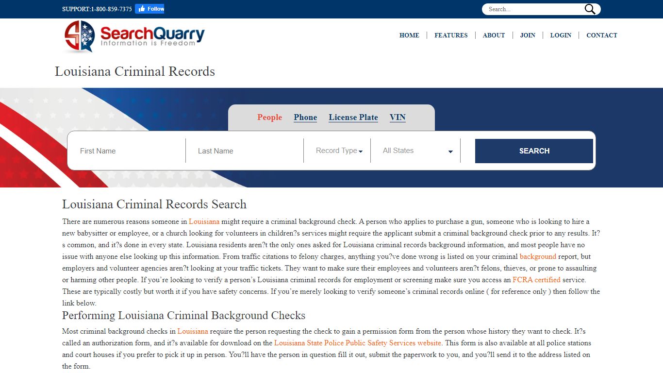 Free Louisiana Criminal Records | Enter a Name & View ... - SearchQuarry